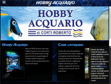 Tablet Screenshot of hobbyacquariofirenze.com